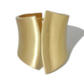 Bransoletka Sculpted Wave Gold Mat – zdjęcie 5