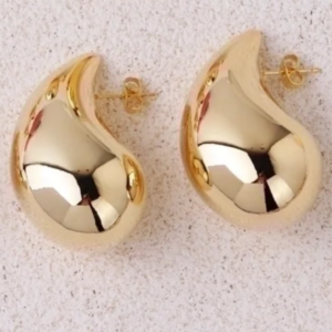 Kolczyki Aqua Drop Gold Big