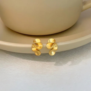 Kolczyki Golden Wave