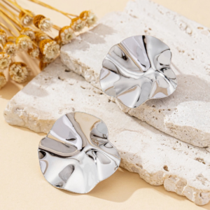 Kolczyki Organic Wave Silver