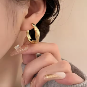 Kolczyki Soft Loop Gold