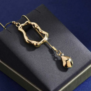 Naszyjnik Auriona Liquid Shape Gold