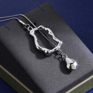 Naszyjnik Auriona Liquid Shape Silver