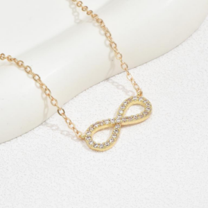 Naszyjnik Infinity Sparkle Gold
