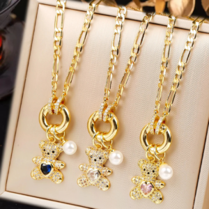 Naszyjnik Love Bear Crystal