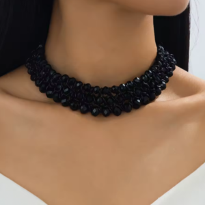 Kolia z onyxu Noir Amore Onyx Necklace