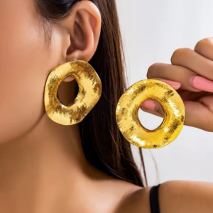 Kolczyki Golden Halo Bold