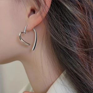 Kolczyki Heartline Silver