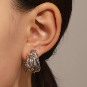 Kolczyki Interwave Silver