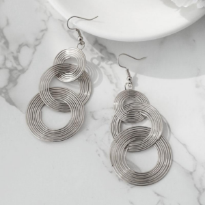 Kolczyki Modern Spiral Silver