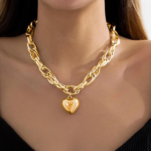 Wisiorek Lumiere Heart Gold