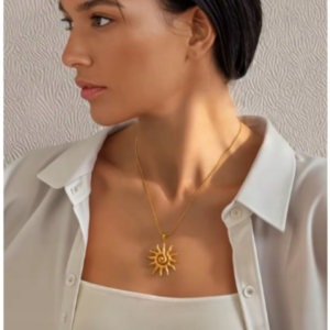 Wisiorek Solar Flow Gold