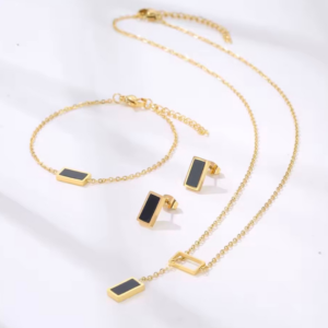 Komplet Modern Rectangle Black