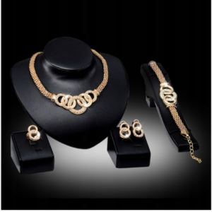 Komplet Luxury Circle Harmony Jewelry Set