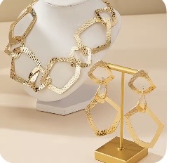 Komplet Signature Geometry Luxury jewerly