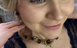 Crimson Ornate luxury jewelry set