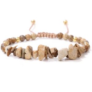 Bransoletka Essentia Gem Jaspisowy Dotyk