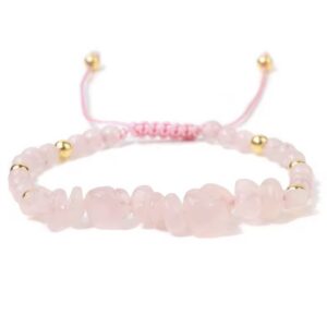Bransoletka Essentia Gem Różowy Kwarc