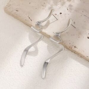 Kolczyki Silver Flow