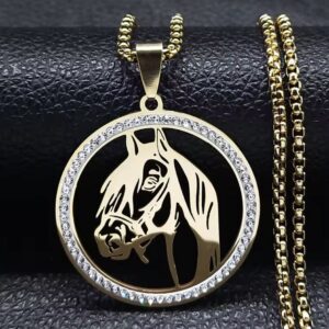 Horse Icons Majesty Gold Necklace