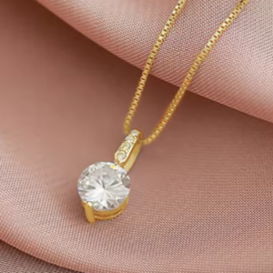 Liquid Oval Gold Edition łańcuszek i wisiorek