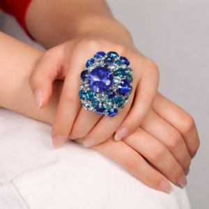 Pierścionek Aurora Baurora Bloom Royal