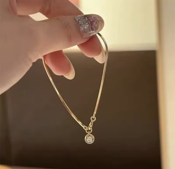 zlota_bransoletka_damska_snake_chain_velisse_shine_orvella