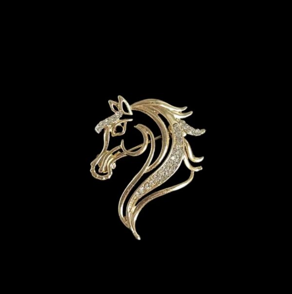 zlota_broszka_kon_z_cyrkoniami_golden_equira_orvella zlota_broszka_kon_z_cyrkoniami_golden_equira_orvella