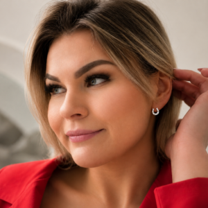 ÉTOILE FERRÉ SILVER srebrne kolczyki podkowy
