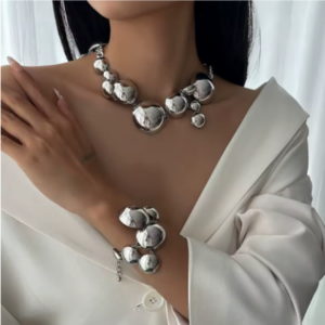 Komplet Silver Power Luxury Statement Set