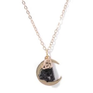 Wisior Orvella Luna Tourmaline