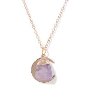 Wisior Orvella Luna Amethyst
