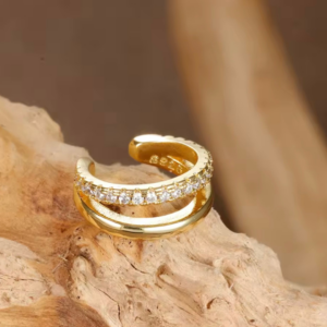 Nausznica Aurelle gold