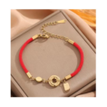 virena_circle_gold_czerwona_bransoletka_stal_chirurgiczna_orvella