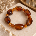 Bransoletka z żywicy AMBERA NOIR BRACELET – zdjęcie 3