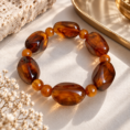 Bransoletka z żywicy AMBERA NOIR BRACELET – zdjęcie 4