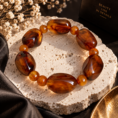 Bransoletka z żywicy AMBERA NOIR BRACELET – zdjęcie 5