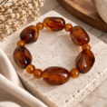 Bransoletka z żywicy AMBERA NOIR BRACELET – zdjęcie 6