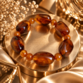 Bransoletka z żywicy AMBERA NOIR BRACELET – zdjęcie 7