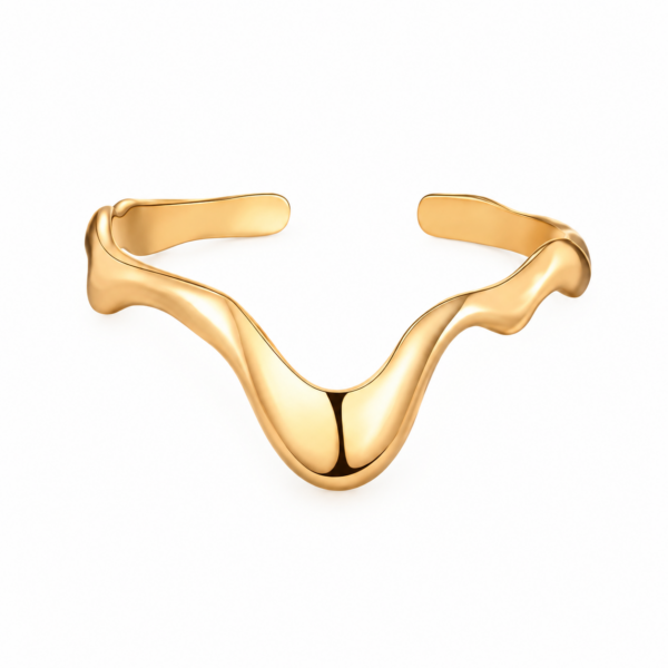 komplet_naszyjnik_bransoleta_velora_wave_gold_14k_zloto_orvella6 Komplet biżuterii Velora Wave gold Rzeźbiarski pokryty 14K złotem – zdjęcie 6