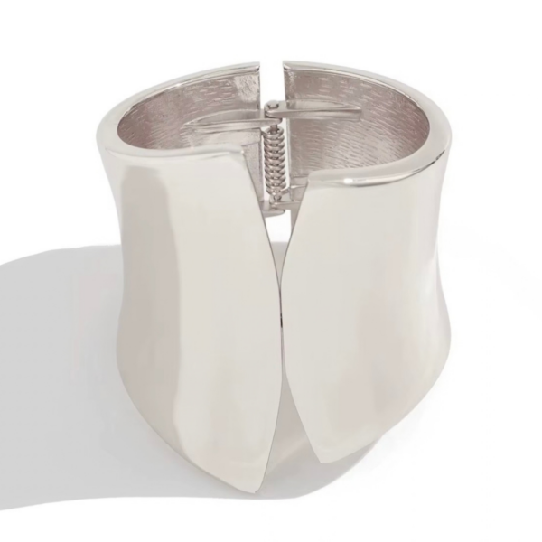 Bransoletka Sculpted Wave Silver Gloss – zdjęcie 5
