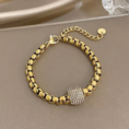 Komplet naszyjnik + bransoletka Vellora Lumiere duo gold 18K – zdjęcie 11