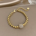 Komplet naszyjnik + bransoletka Vellora Lumiere duo gold 18K – zdjęcie 9