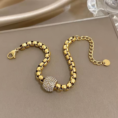 Komplet naszyjnik + bransoletka Vellora Lumiere duo gold 18K – zdjęcie 10