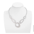 Naszyjnik srebrny Silver Organic stal chirurgiczna – zdjęcie 3
