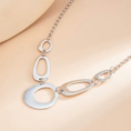Naszyjnik srebrny Silver Organic stal chirurgiczna – zdjęcie 6