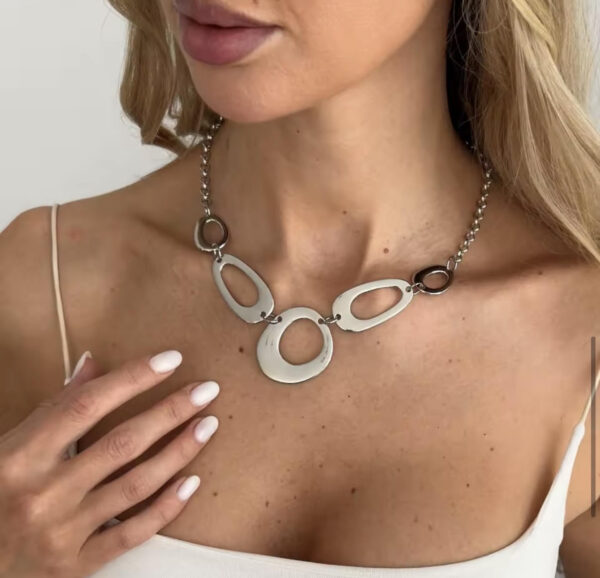 Screenshot Naszyjnik srebrny Silver Organic stal chirurgiczna – zdjęcie 7