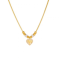 Naszyjnik z drzewkiem szczęścia Lunara Felicia heart gold 18K – zdjęcie 4