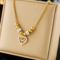 Naszyjnik z drzewkiem szczęścia Lunara Felicia heart gold 18K – zdjęcie 5