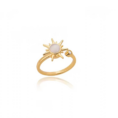 Pierścionek antystresowy Asterion gold pozłacany 18k – zdjęcie 2